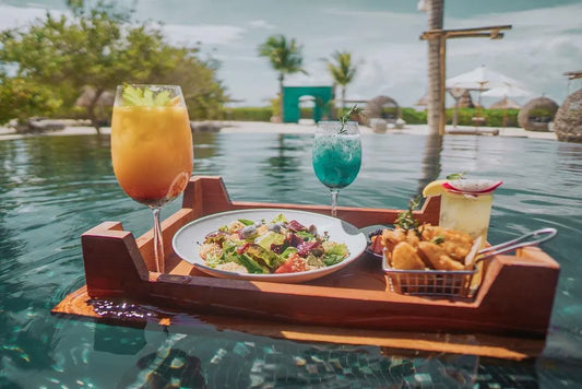 Desayuno flotante en Bali
