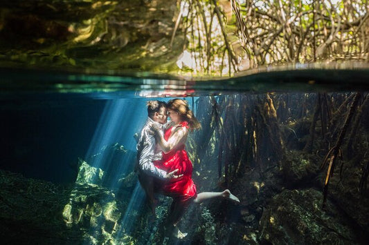 Recuerdos bajo el mar: sesión de fotos subacuática